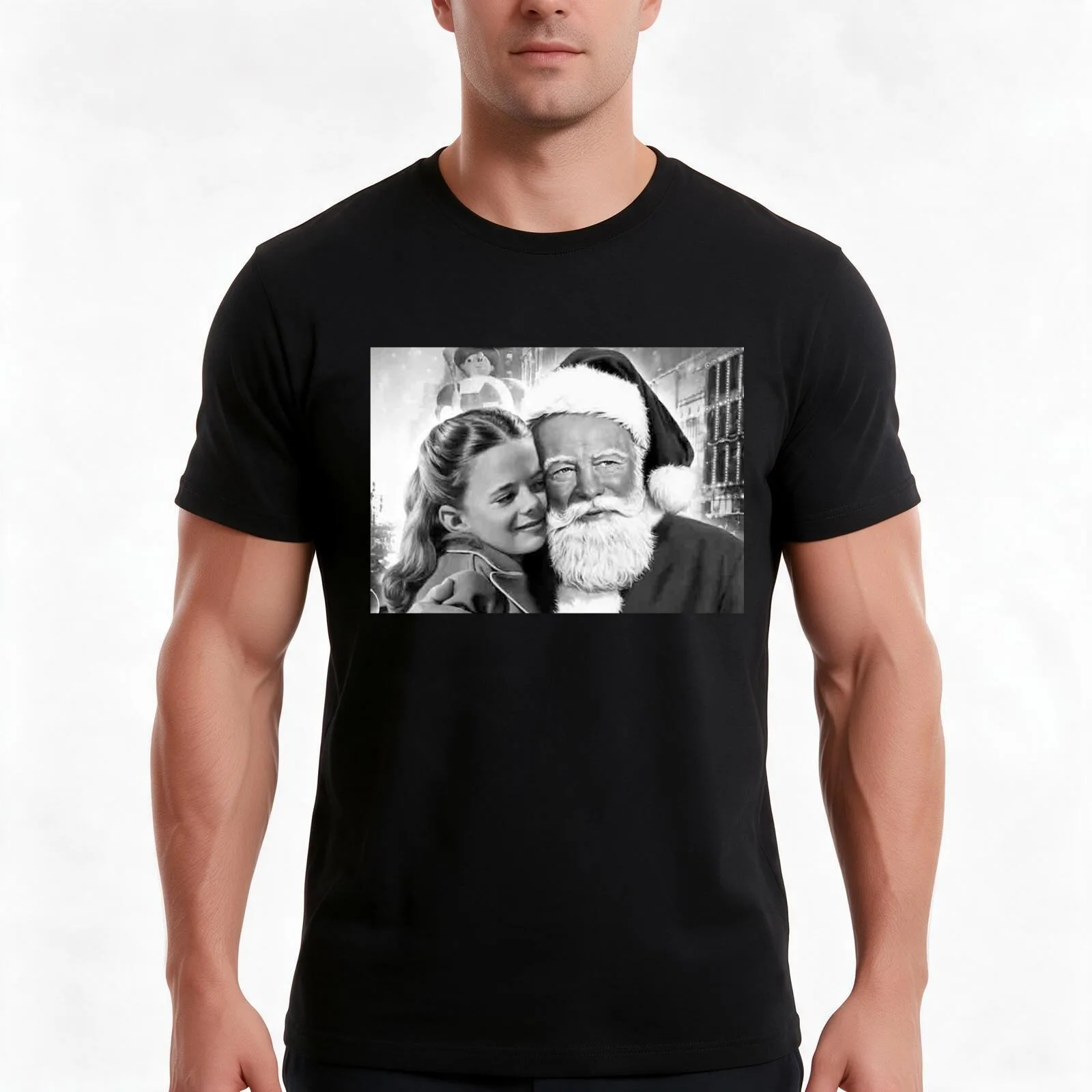 Miracle on 34th Street T-Shirt, Summer Casual Cotton Tee, Oversized Streetwear Tops, Vintage Graphic Print, Unisex Men Women