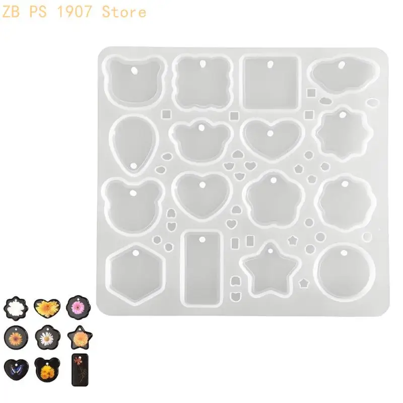 Flexible Silicone Jewelry Mold For Creating Earrings At Home 55KA