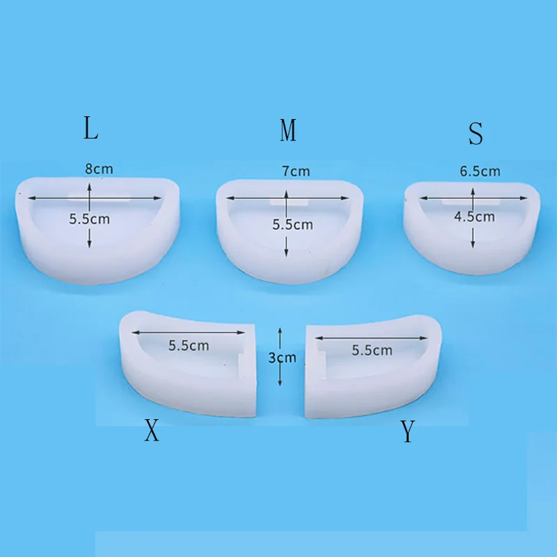 1 sztuka Dental gips silikonowy Model gumowa podstawa formy były język podstawowy laboratorium dentystyczne narzędzia gips rzeźba biały zielony