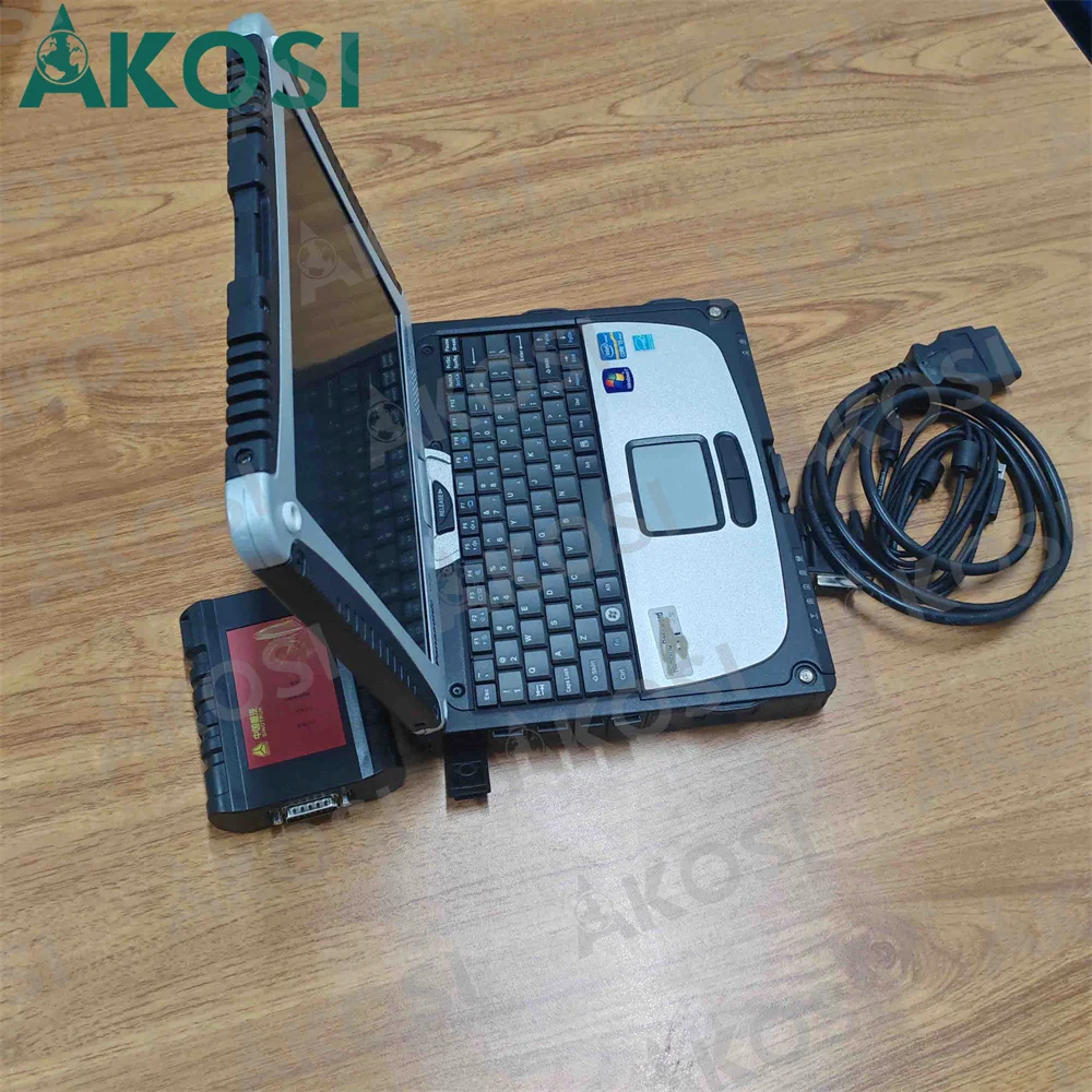 Truck Scanner Diagnostic Interface for SINOTRUK HOWO Cnhtc Diesel Engine Heavy Duty Diagnostic Tools with cf19 Laptop