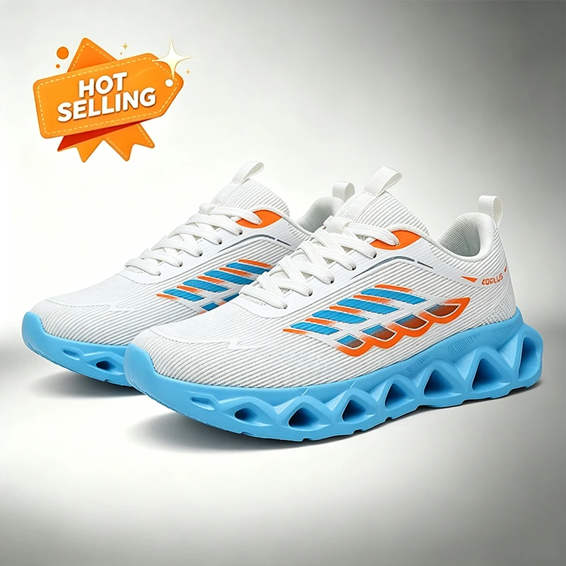 Men Casual Running Shoes Air Cushion Jogging Shoes Lightweight Gym Shoes Outdoor Sneakers Male Breathable Marathon Sports Shoes