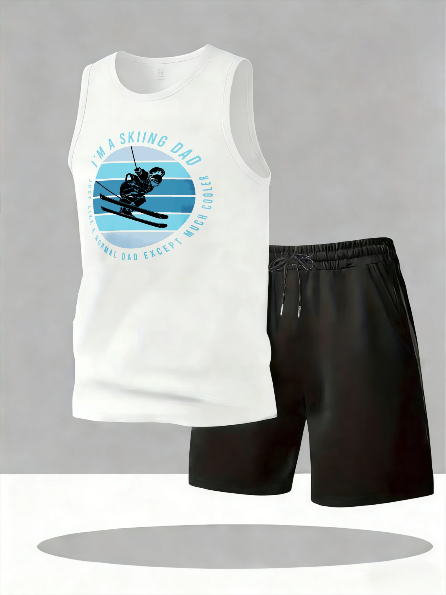 Men's Tank Top Sets 2026 Summer Quick drying sports suits  sports crewneck Suit for man  beach oversize running Breathable