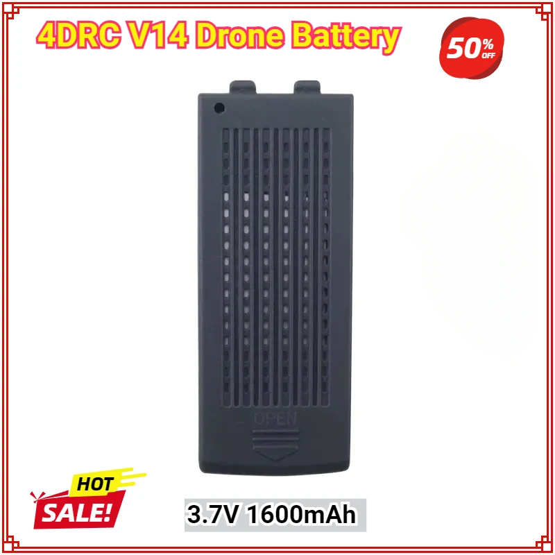 

1600mAh V14 Drone Battery for V14 RC Quadcopter Helicopter Accessories 4DRC V14 Drone Spare Parts Battery Wholesale