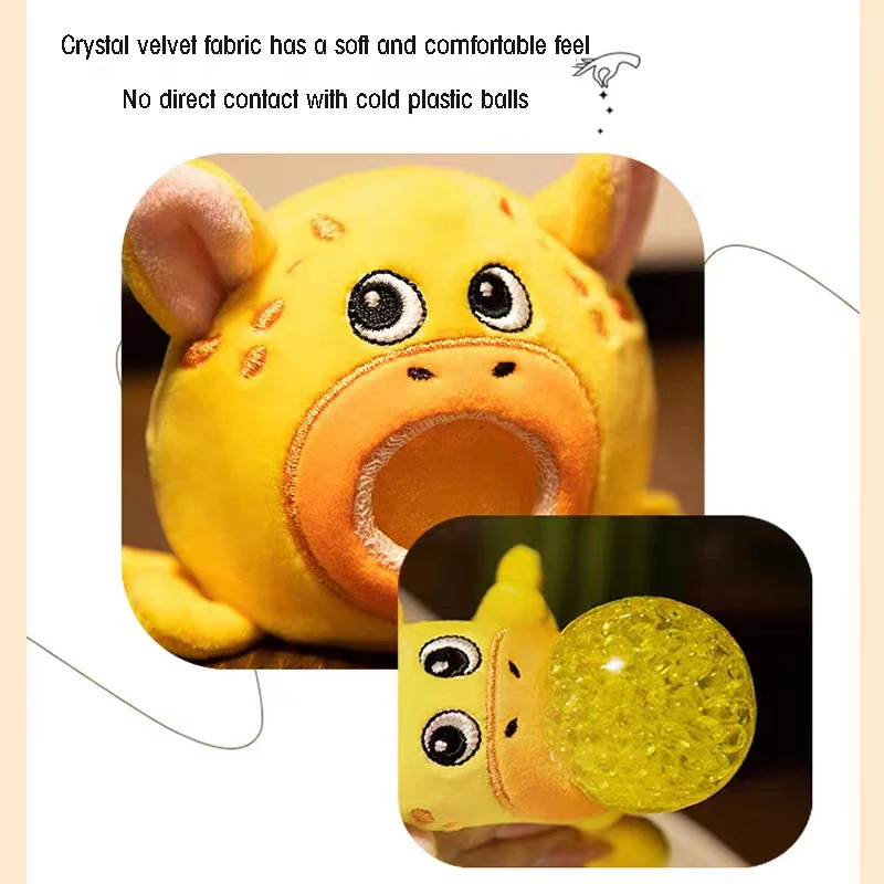 2023 Animal Decompression Ventilation Bubble Spitting Creative Plush New Unique Pinched Adult and Children\'s Toys Cute Ornaments