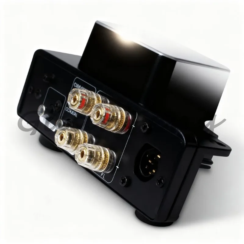60W 2.0CH Vacuum Tube Amplifier, Aluminum Alloy BT HiFi Amp Optical Coaxial USB, 3.5mm Headphone Jack for Home Audio