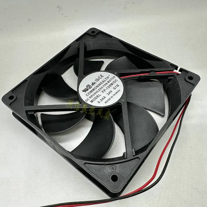 Ventola di raffreddamento a 2 fili FP-108M CC 24 V 0,24 A 120 x 120 x 25 mm