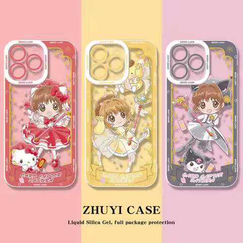 Sanrio Hello Kitty Sakura Case For Samsung Galaxy S24 S23 S22 Ultra S21 S20 FE Note 20 10 Plus A15 A25 A35 A55 Silicone Cover