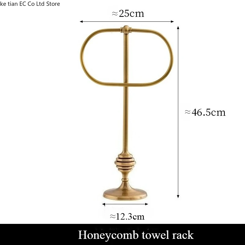 

Luxury Brass Vertical Towel Rack Storage Rack Towel Holder Bathroom Vertical Tissue Holder Vintage Bathroom Decoration Ornaments