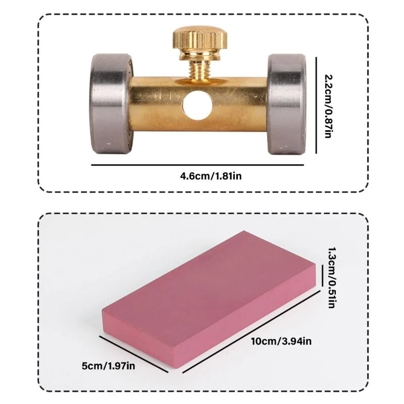 

Adjustable Screwdriver Sharpener Set High Precise Grinding Stone for Watch Repair and Maintenance Tool Sharpening Holder
