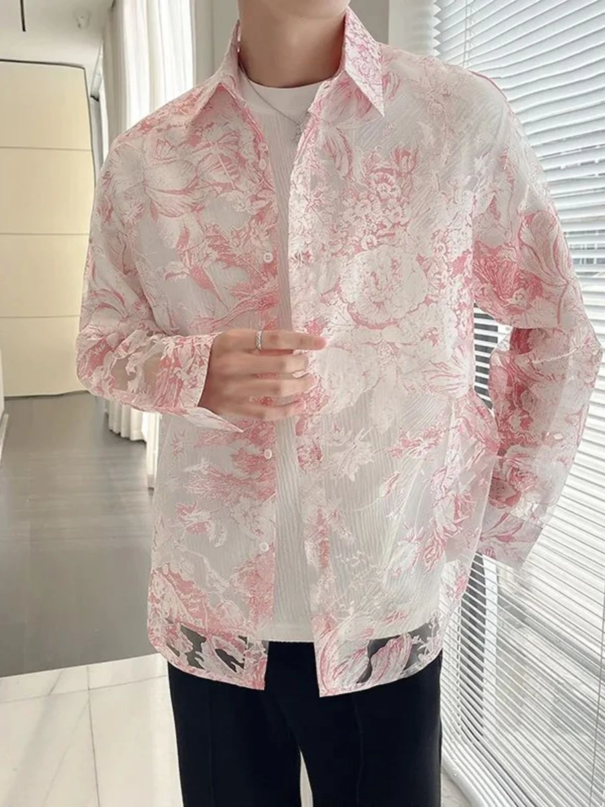 

Солнцезащитный крем Breathable Me Long Sve irt Me, защита от солнца, свободный крой, европейский Sle, простой дизайн, застежка на пуговицы, обычная...