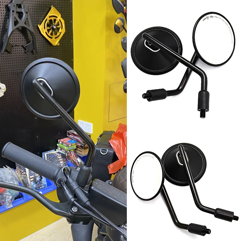 

Боковое зеркало для мотоцикла 8/10 мм E-Mark, круглые зеркала заднего вида в стиле ретро, универсальное для Suzuki SV400 SV1000 SV650S V-Strom 250 GSR 400