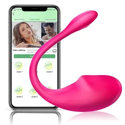 Sexspielzeug Bluetooth G-Punkt-Dildo-Vibrator für Frauen APP-Fernbedienung Tragbares vibrierendes Ei Weiblicher Masturbator für Erwachsene