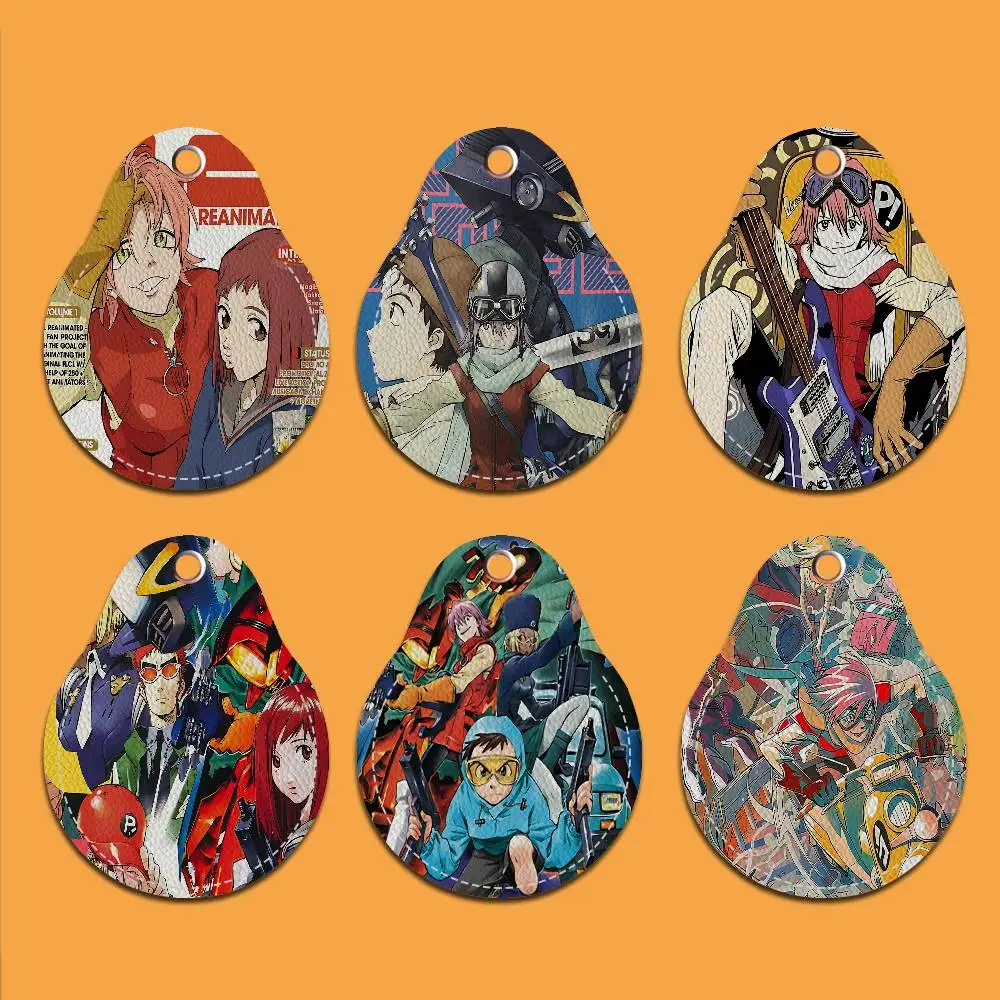 Anime F-Flcl Animation New Cute Ashionable Simple Portable Sensor Access Card Protective Cover For Men And Women