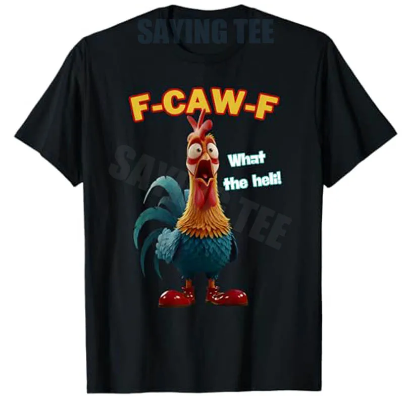 مضحك الدجاج F-CAW-F ما هيلي الدواجن الفكاهة تي شيرت Y2k الكمامة قائلا المحملة الجدة هدية مزرعة الحيوان الدجاج الجرافيك الزي