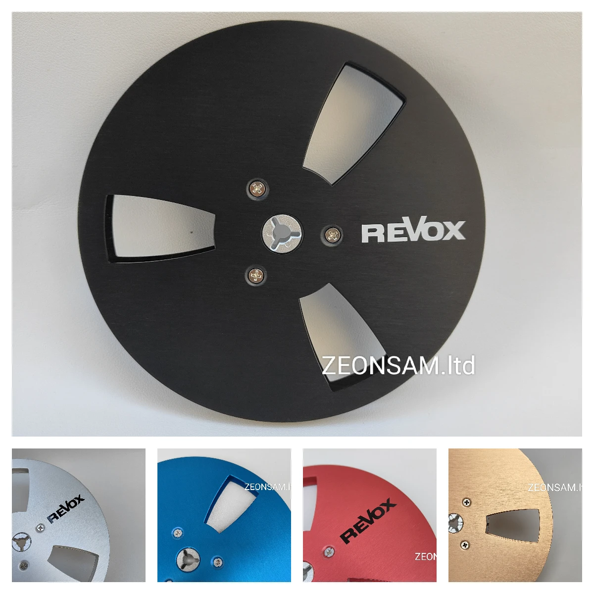 

REVOX 1/4 7 Inch Empty Tape Reel Nab Hub Reel-To-Reel Recorders Accessory Empty Aluminum Disc Opening Machine Parts