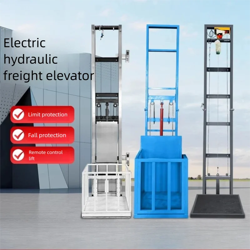Customized Home Electric Hydraulic Freight Elevator Lift Safety Anti-fall Lifting Platform
