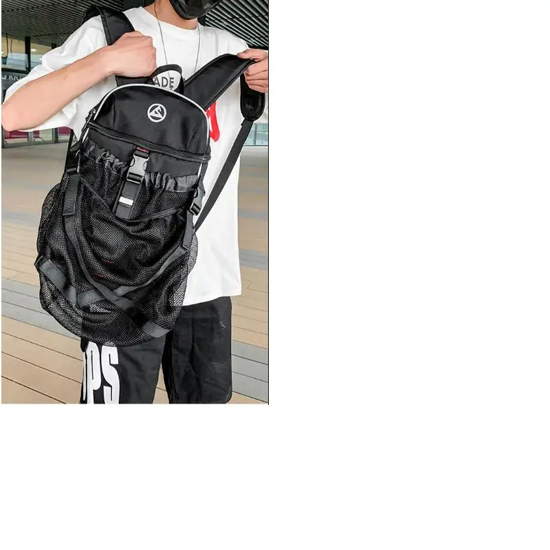 2025 Korean New Men's Oxford Basketball Backpack Large Capacity Notebook School Bag Multifunctional Casual Travel Shoulder Bags