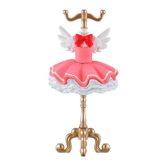 Bandai Genuine Card Captor Sakura Gashapon Toys P3 Kinomoto Sakura Clothes Hanger Magic Wand Delicate Model Ornament Toys