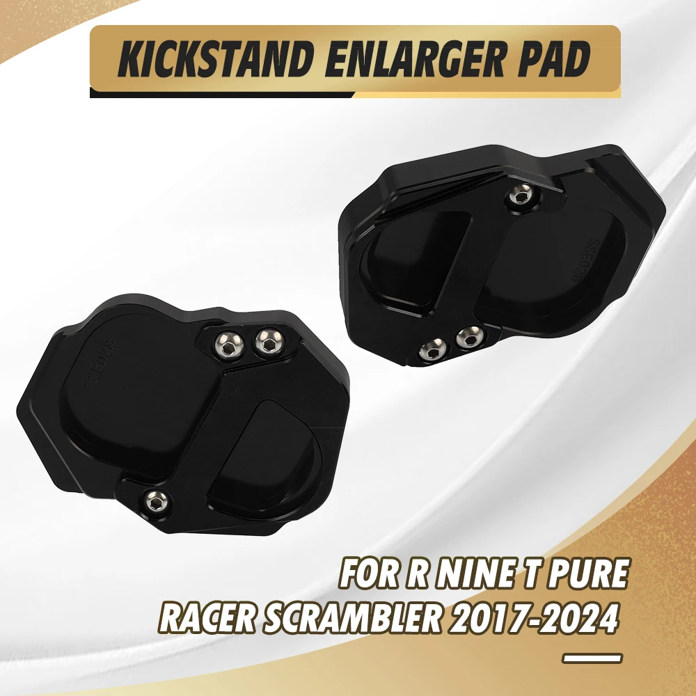 

For BMW R nineT RNINET Pure Racer Scrambler R NINET 2017-2024 2023 2022 Motorcycle Side Stand Kickstand Enlarge Extension Pad