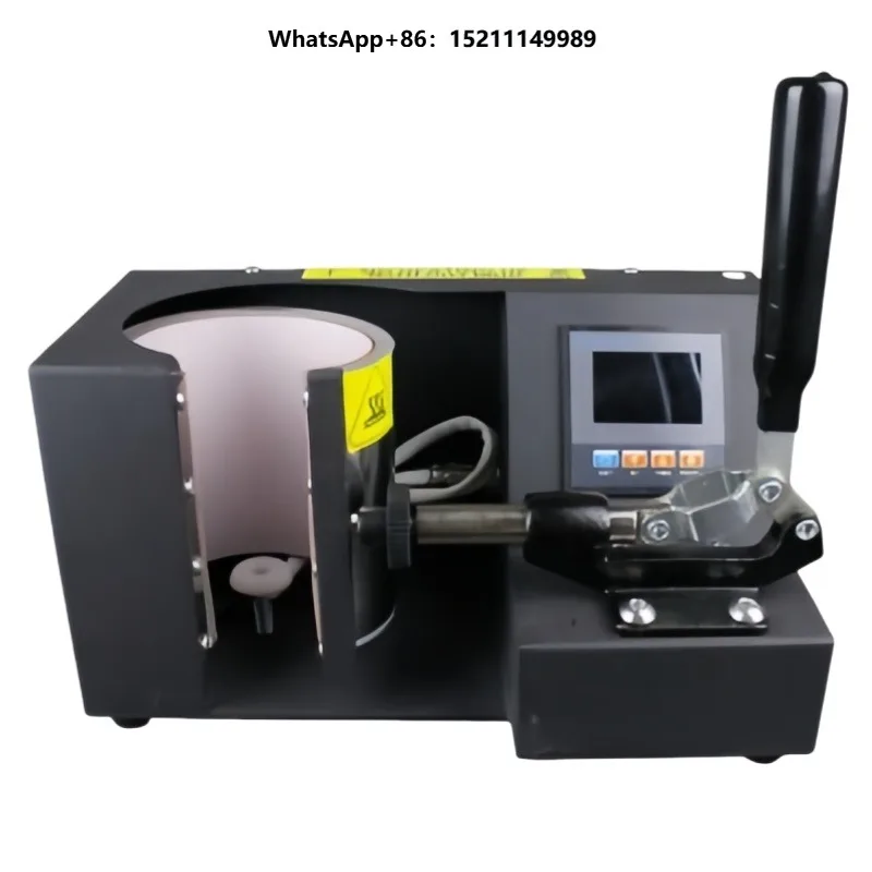 Portable Semi-Automatic Electric Digital LCD Screen Printer 11oz Coffee Mug Sublimation Heat Press Machine New