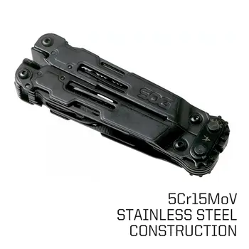 مجموعة أدوات SOG 21 PowerAccess Deluxe التكتيكية متعددة الاستخدامات، كماشة قابلة للطي، سكين جيب، أداة متعددة الاستخدامات، معدات حمل يومية، معدات تخييم وبقاء خارجية 8 best sales إيديفاير mp260 - №8