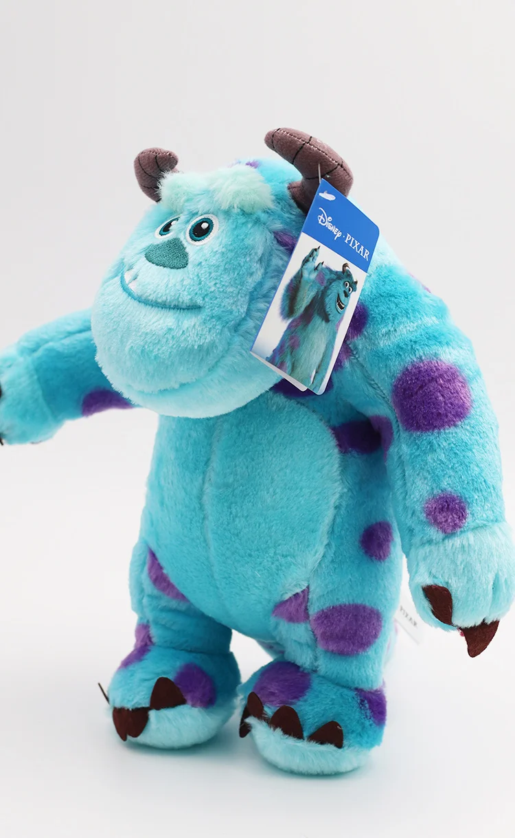 Kawaii Flauschige Pixar Sulley und Mike Plüschtiere Set Monsters Inc Wazowski Niedliche Anime Stoffpuppen Geburtstagsgeschenk für Mädchen Jungen – Detail 6