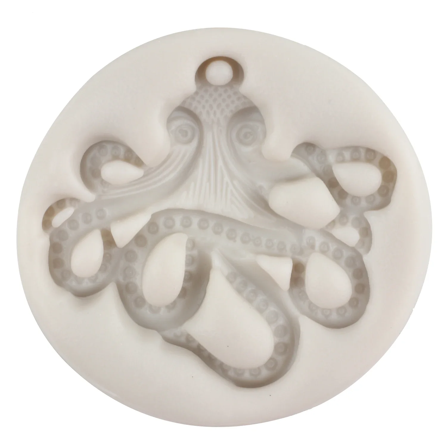 Octopus Keychain Silicone Molds Key Chain Polymer Clay Mold DIY Jewelry Pendant Making Epoxy Resin Clay Moulds