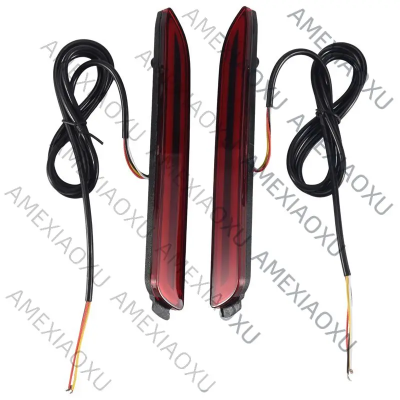 

Strange LED Bumper Reflector Bright Red Lens Brake Lights For Toyota Camry 2006-2014
