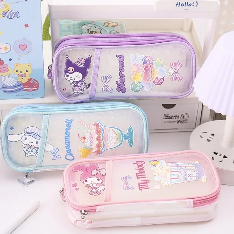 3-pz-lotto-sanrio-kuromi-melody-cinnamoroll-maglia-astuccio-del-fumetto-sacchetto-di-immagazzinaggio-di-cancelleria-file-pouch-materiale-scolastico-per-ufficio