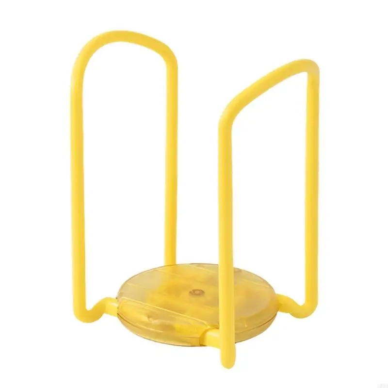 Vertical Plastic Dish Rack Stands Stable Holds Heavy Dishes Prevents Tipping JOMD