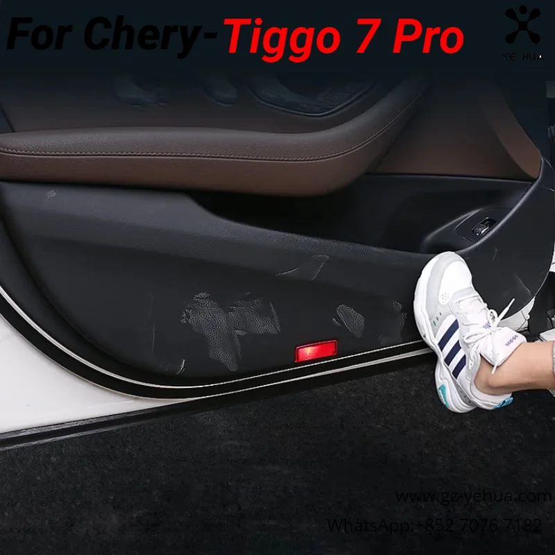 For Chery Tiggo 7 Pro Tiggo 7 2020 2023  Car door anti kick pad stickers  Car Accessories Interior decoration  Automobiles Parts