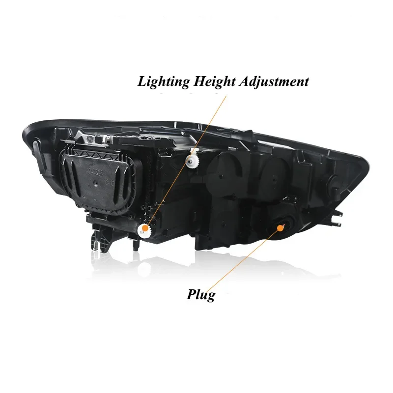 For A6 2012 2013 2014 2015 A6L C7 Modified Front LED DRL Headlamp Plug And Play Car Accessories 2PCS LED Headlights