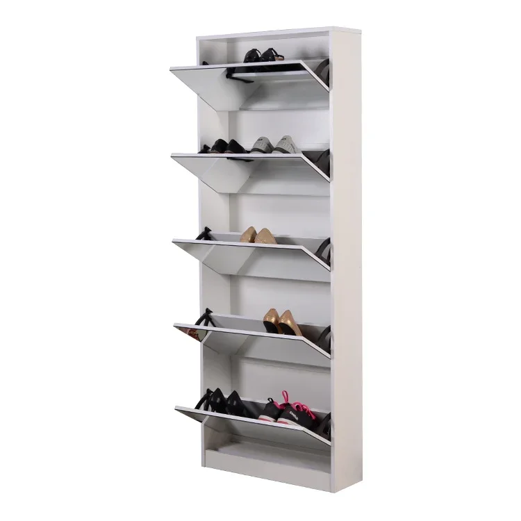 Entryway shoe rack shelf shoes storage whit mirror