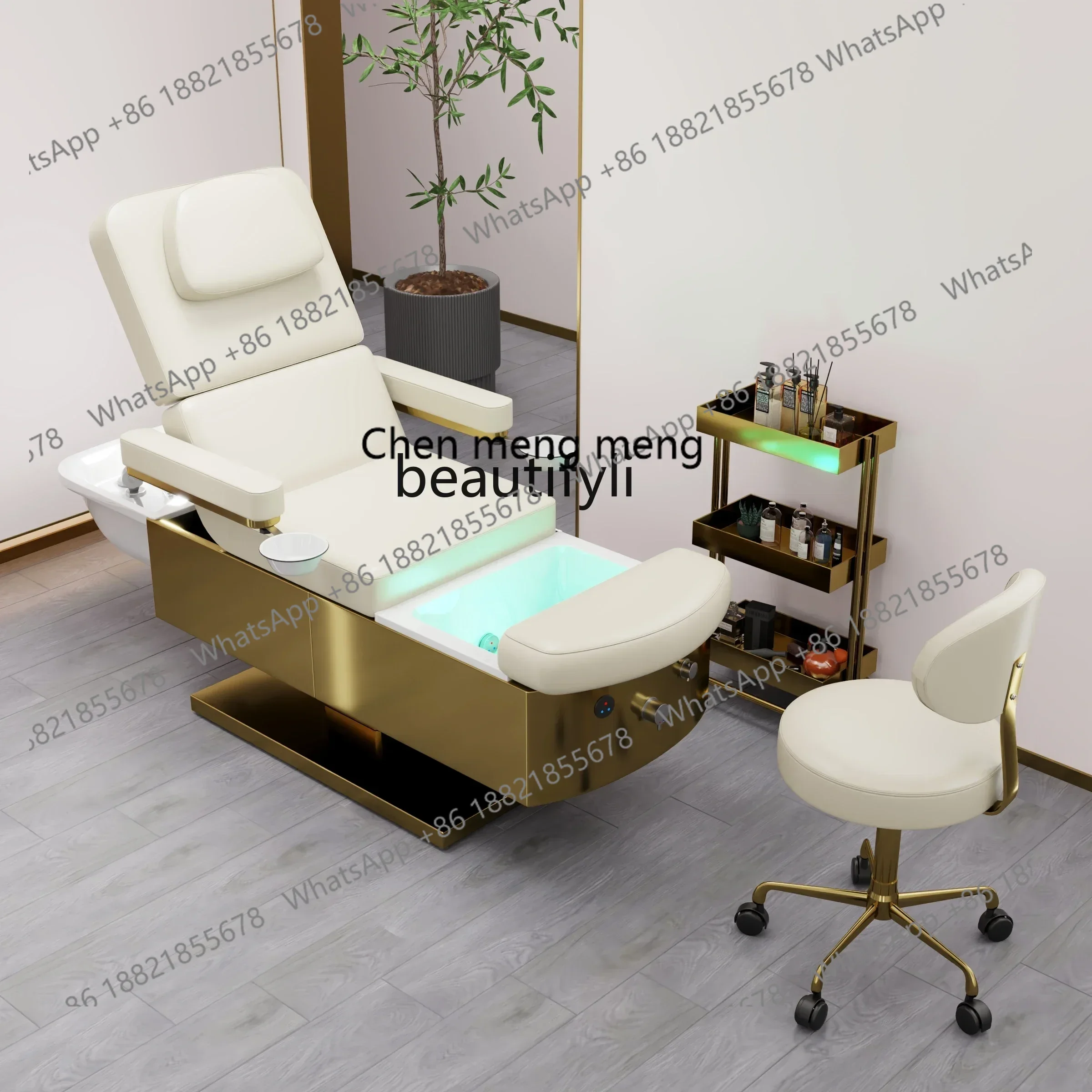 

X Nail Beauty Eyelash Beauty Bed Beauty Salon Shampoo Chair Foot Massage Flushing Bed