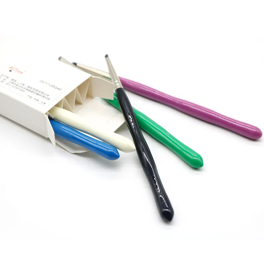 

5Pcs Dental Lab Composite Silicone Resin Brush Pens Dentistry Products For Adhesive Resin Porcelain Teeth Denture Dentist Tools