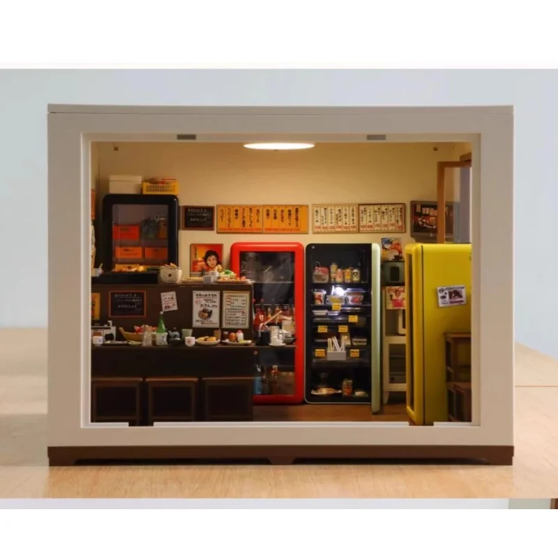 1:6 Puppenhaus Modell Möbel Zubehör Küche Miniatur Weinschrank Kühlschrank Bjd Ob11 Blyth Soldat Lol Foto Requisiten Dekor