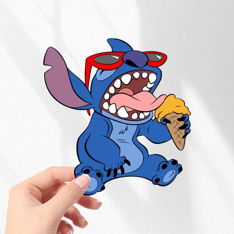 

Cartoon Creative Stitch Car Stickers Sunproof Decals for Car Door Bumper Luggage Custom DIY Car Accessories
