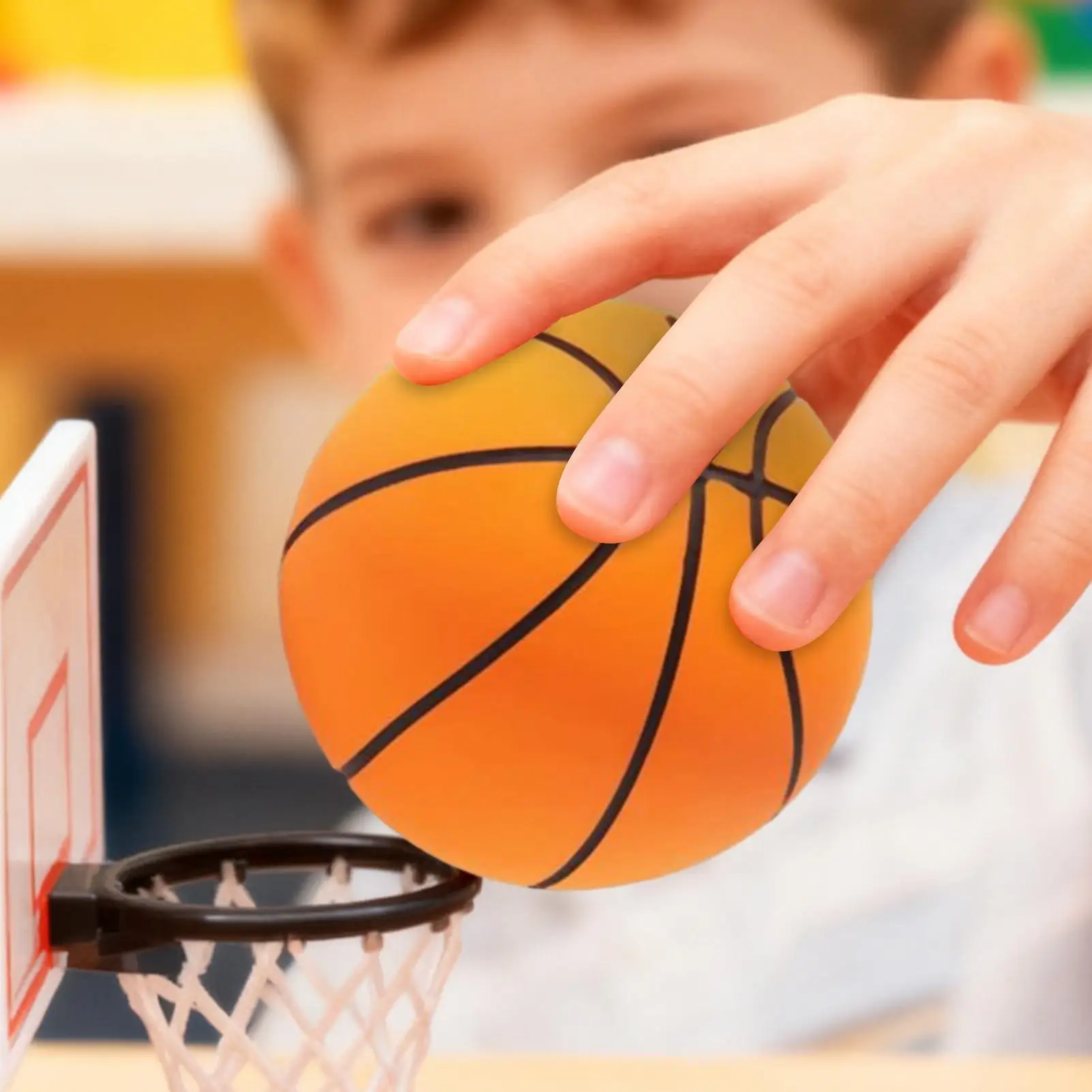 Pequenas bolas de basquete para mini aro jogo brinquedos esportes de salto 2.36in pequena basquete para crianças indoor meninos criança festa ao ar livre