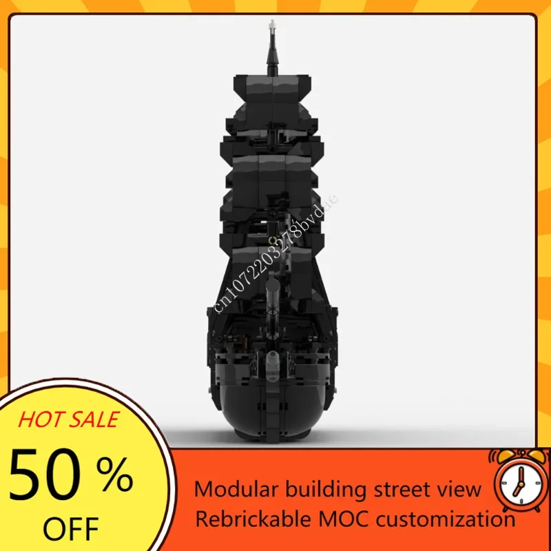 1005PCS MOC Medieval Pirate Series Pirates Black Pearl Model Building Blocks Technical Bricks DIY Creative Assembly Toys Gifts