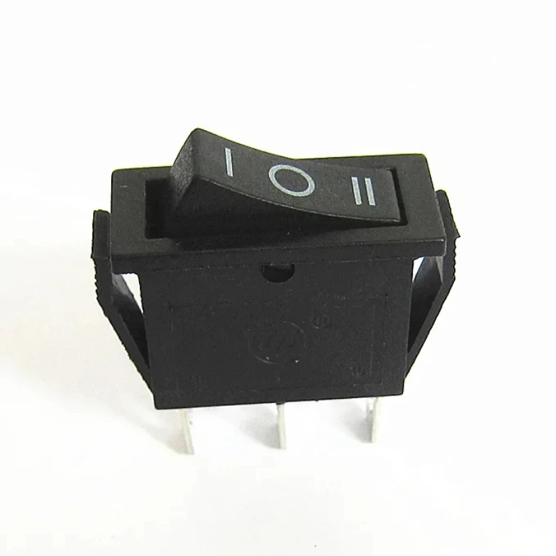 5PCS KCD3  Rocker Switch 15A /20A 125V/250V ON-OFF-ON 3 Position 3 Pin Electrical equipment Power switch black