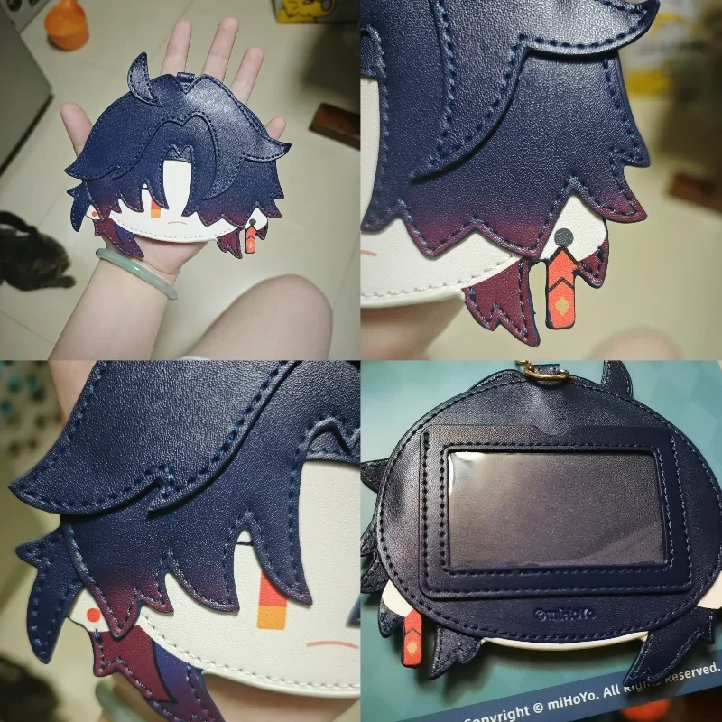 

【miHoYo Honkai:Star Rail Official Merch】Q Version Doll Head Series Avatar Cover Case Work Leather Keychain Credit ID Card Holder