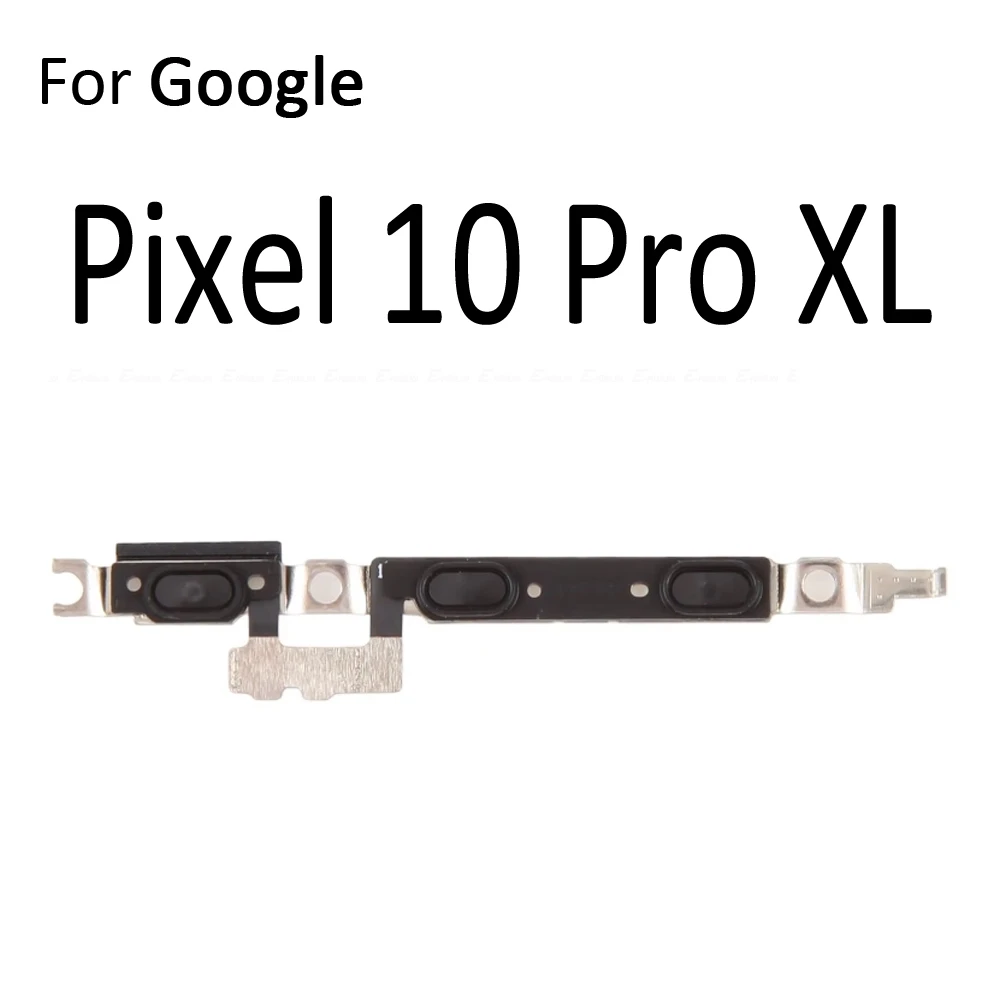 Fingerprint Sensor Power ON OFF Mute Switch Control Key Volume Button Flex Cable For Google Pixel 9 10 Pro XL Fold 1 2 3
