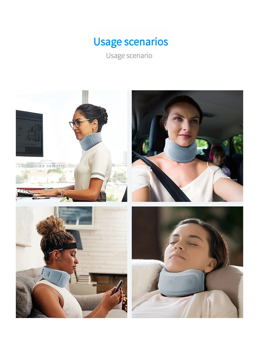 Sponge cervical support soft collar neck brace cervical breathable and comfortable spine support  for neck pain and support