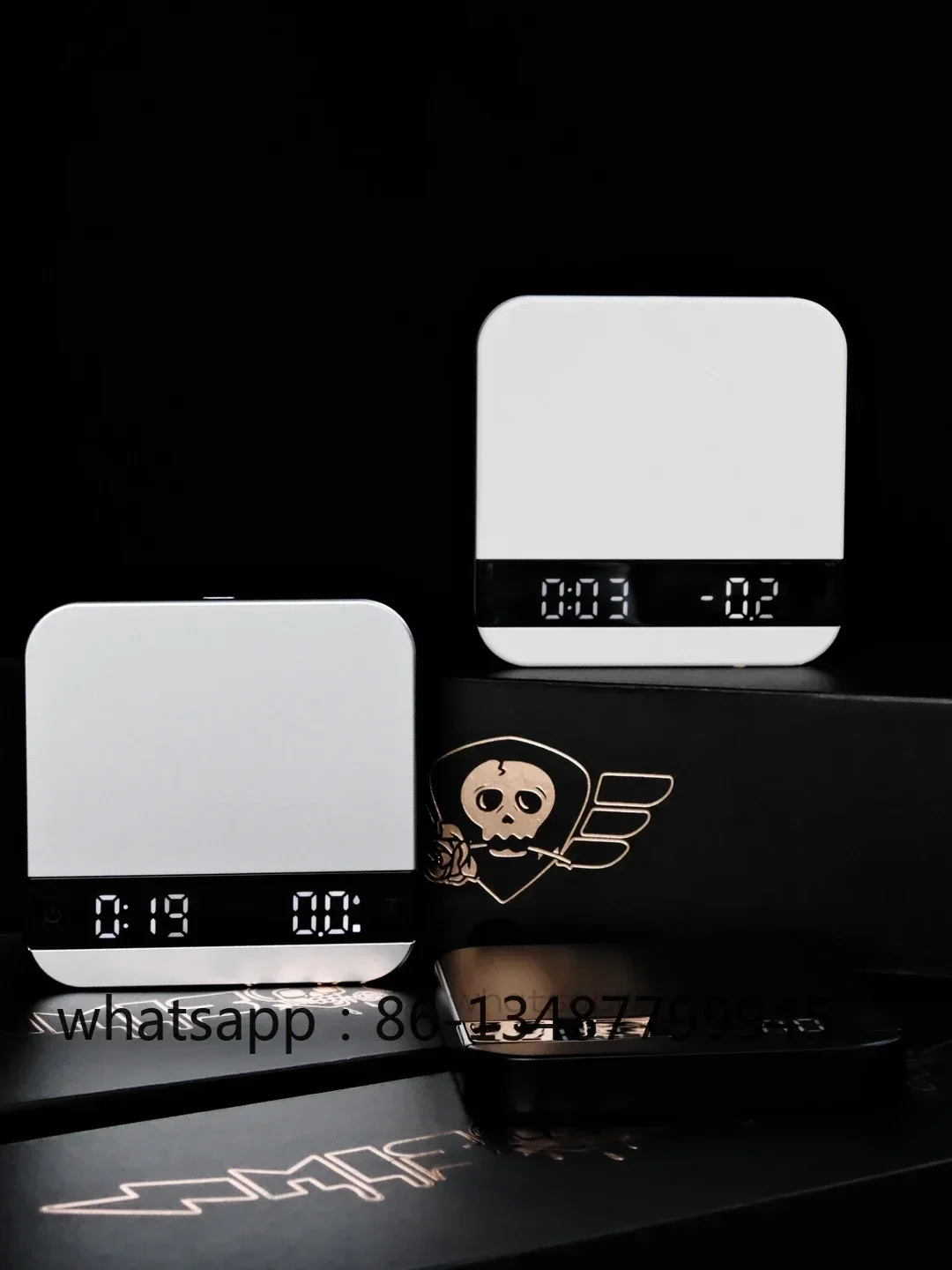 MISchief Prank A called lunar espresso electronic scale hand punch intelligent automatic timing coffee scale