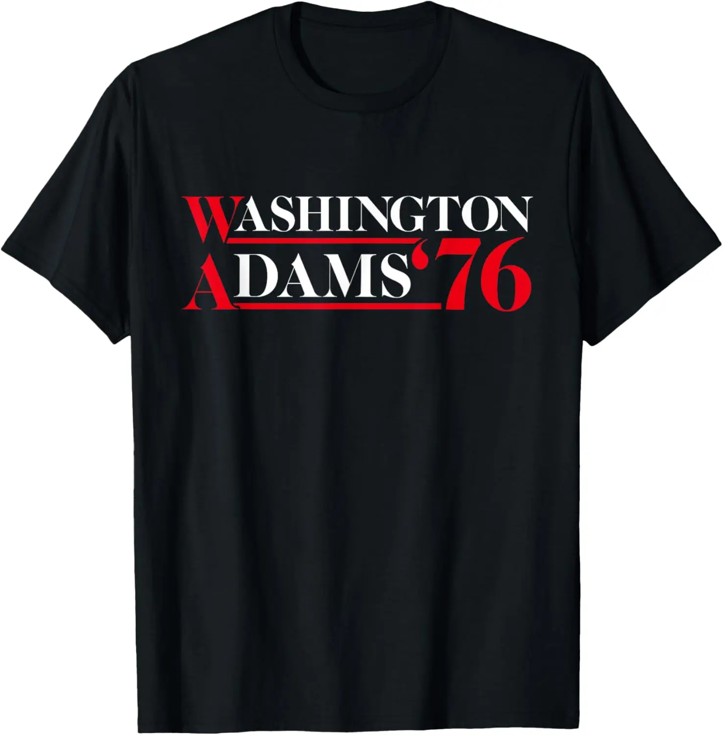 Vintage Washington Adams 1776 Presidential Election T-Shirt