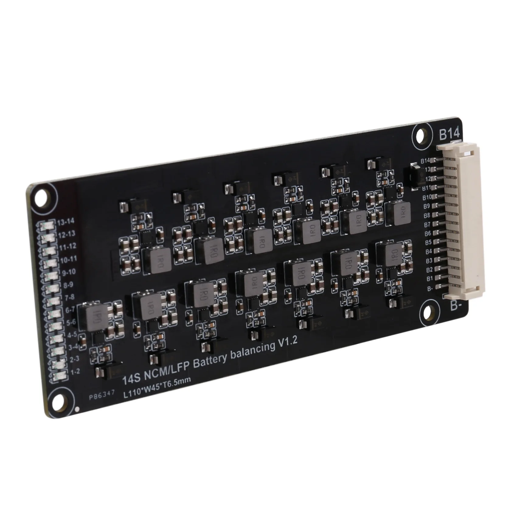 Popular 1.2A 14S High Current Equalizer Module Active Balancer Energy Transfer Board