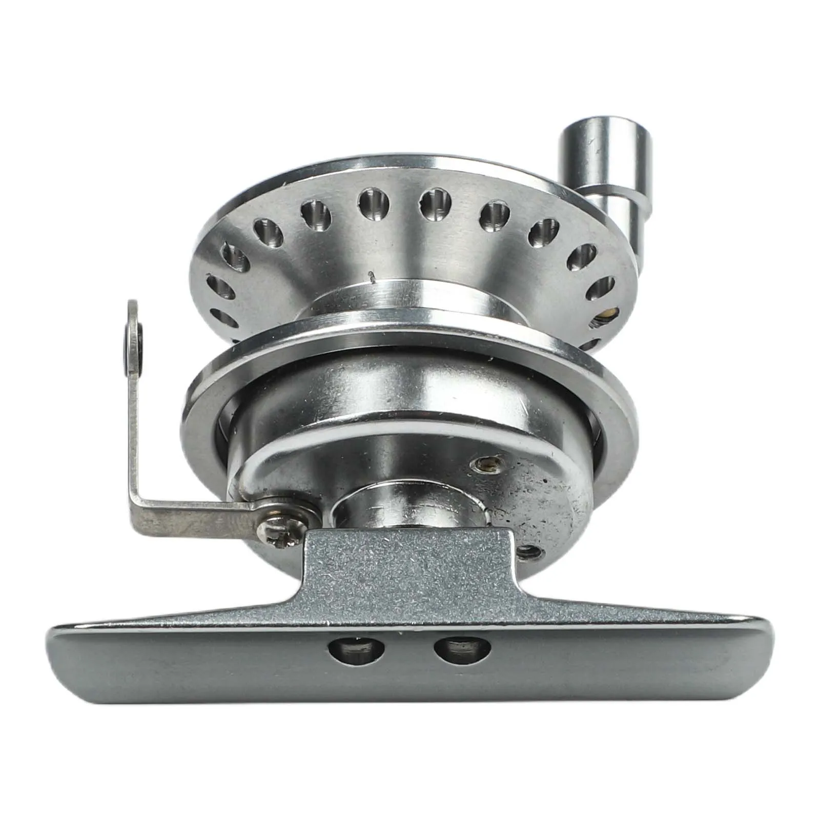 

Fishing Reel Ice Fishing Reel Ring Sturdy Adjustable Leakage Knob Aluminum Alloy Right Hand Guide Druable High Quality Material