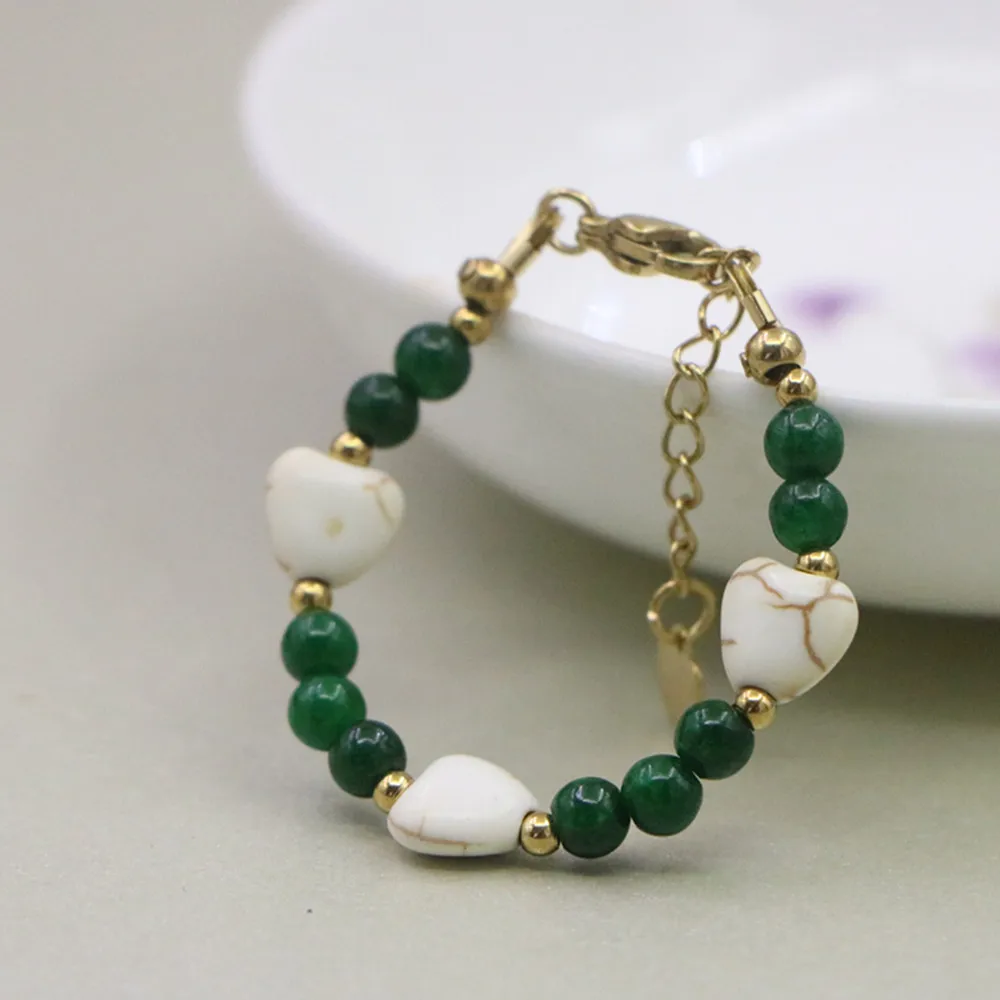 Preciosa Pulsera de Moda para Bebé, Piedra Natural, Diseño Exclusivo de Alta Gama, Regalo para Niña de Un Año, Joyería para Bautizo, Fabricante, Venta al por Mayor