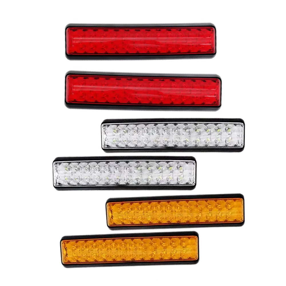 2x LED Trailer Tail Light Waterproof Car Truck RV Van Bus Rear Tail LED Trailer Lights Turn Signal Indicator Reverse Stop Lamp