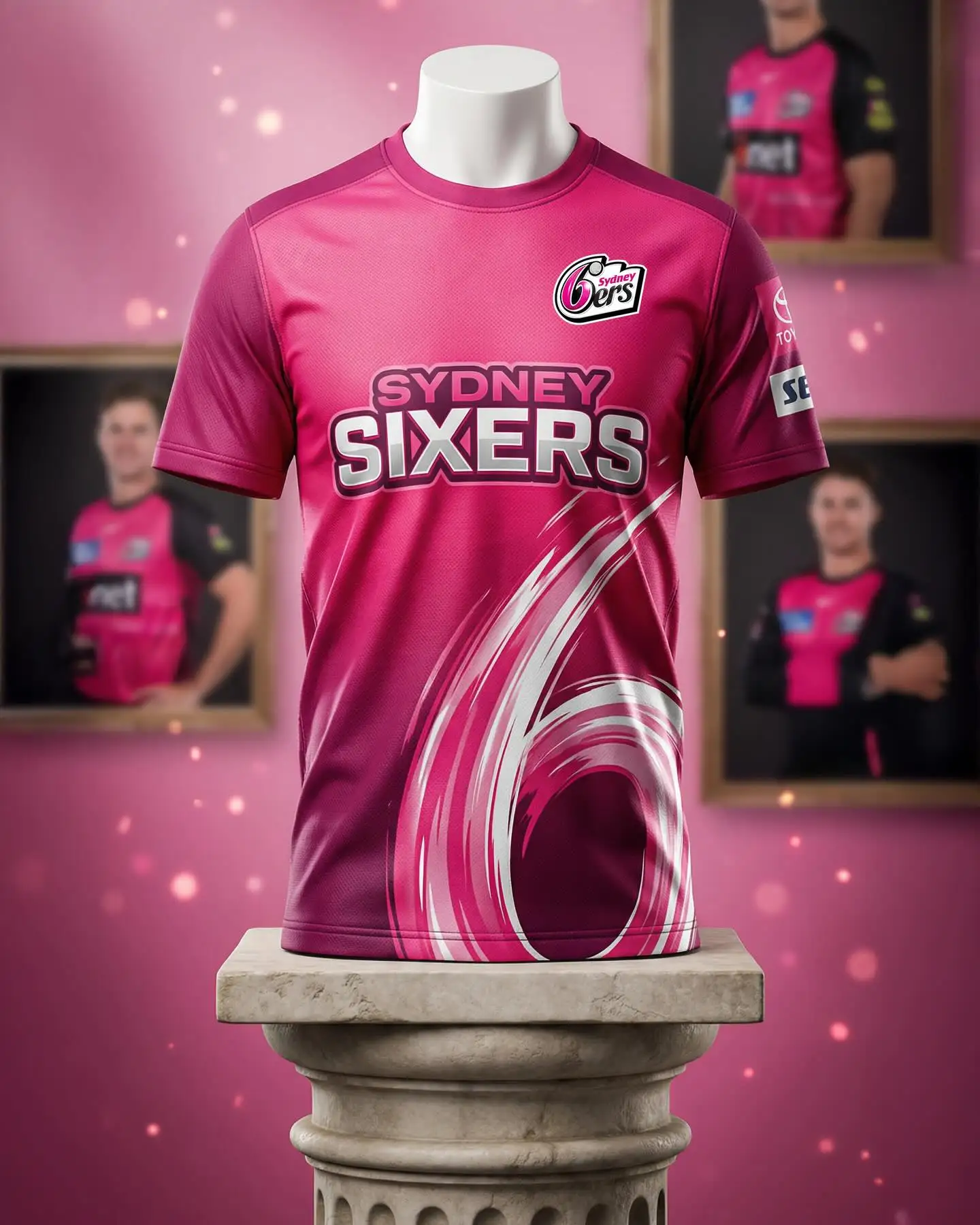 2026-27 Neue Sydney Sixers Cricket-Trikots Familienkleidung Sport-Match-T-Shirts Y2K Geeignet für den Alltag und das Training – Detail 4